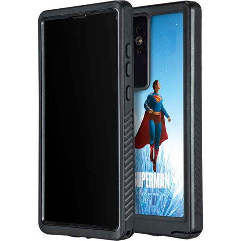 Superman 2025 Fortress of Solitude Classic Rise Galaxy S24 Ultra Waterproof Case