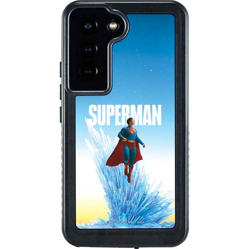 Superman 2025 Fortress of Solitude Classic Rise Galaxy S24 Waterproof Case