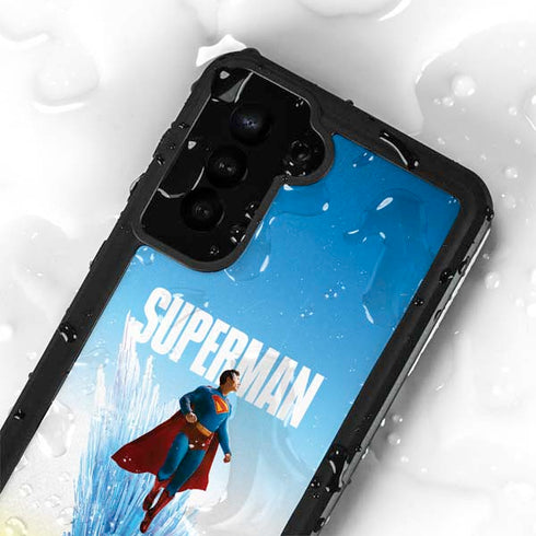 Superman 2025 Fortress of Solitude Classic Rise Galaxy S24 Waterproof Case
