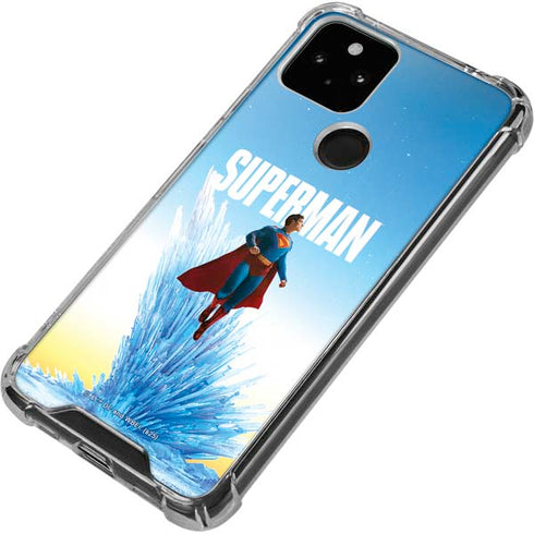 Superman 2025 Fortress of Solitude Classic Rise Google Pixel 5a 5G Clear Case