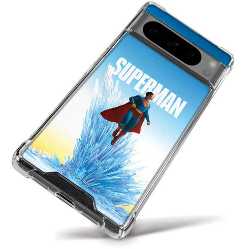 Superman 2025 Fortress of Solitude Classic Rise Google Pixel 8 Pro Clear Case