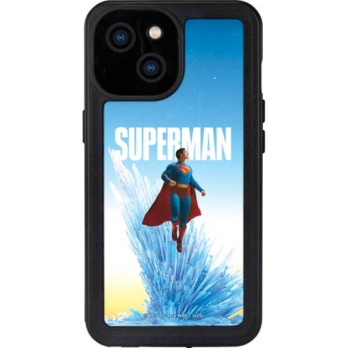 Superman 2025 Fortress of Solitude Classic Rise iPhone 13 Mini Waterproof Case