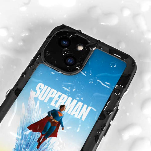 Superman 2025 Fortress of Solitude Classic Rise iPhone 13 Mini Waterproof Case