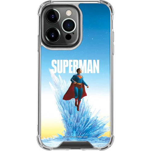 Superman 2025 Fortress of Solitude Classic Rise iPhone 13 Pro Clear Case