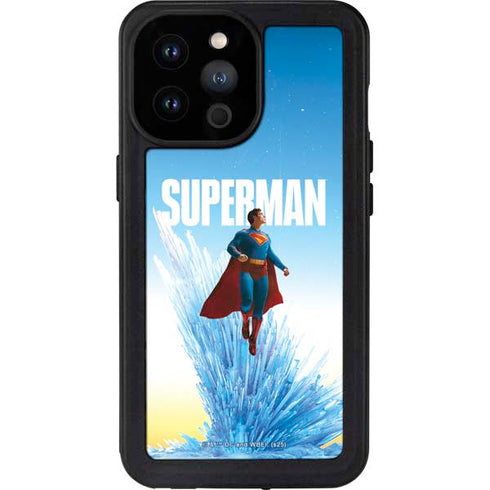 Superman 2025 Fortress of Solitude Classic Rise iPhone 14 Pro Max Waterproof Case
