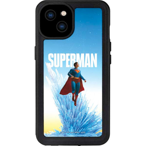 Superman 2025 Fortress of Solitude Classic Rise iPhone 15 Plus Waterproof Case