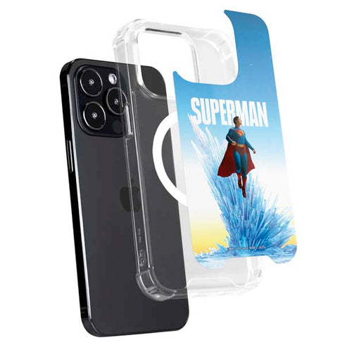 Superman 2025 Fortress of Solitude Classic Rise iPhone 15 Pro MagSafe Case