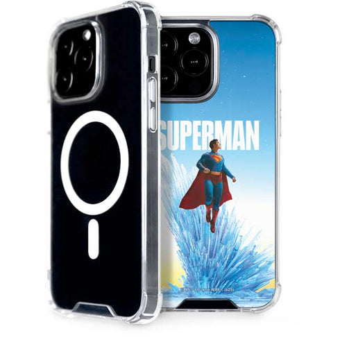 Superman 2025 Fortress of Solitude Classic Rise iPhone 15 Pro Max MagSafe Case