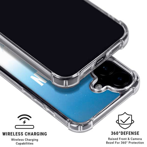 Superman 2025 Fortress of Solitude Classic Rise iPhone 16 Clear Case