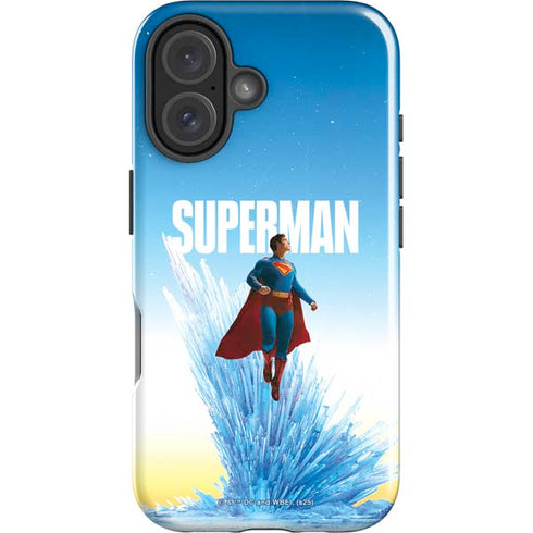 Superman 2025 Fortress of Solitude Classic Rise iPhone 16 Impact Case