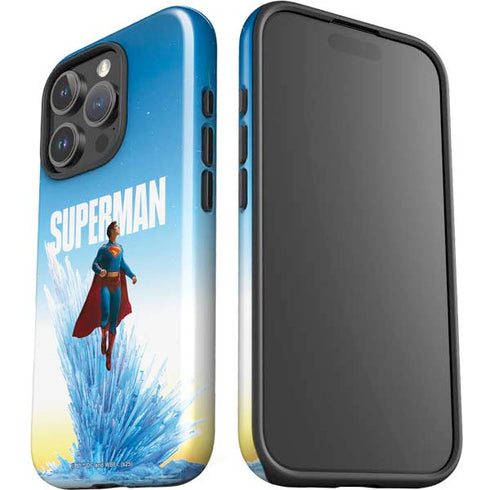 Superman 2025 Fortress of Solitude Classic Rise iPhone 16 Pro Impact Case
