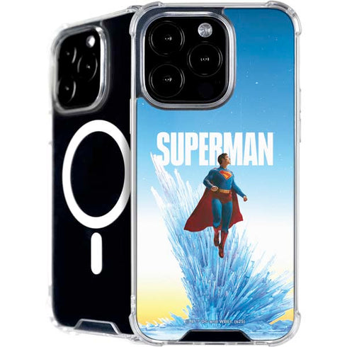 Superman 2025 Fortress of Solitude Classic Rise iPhone 16 Pro Max MagSafe Case