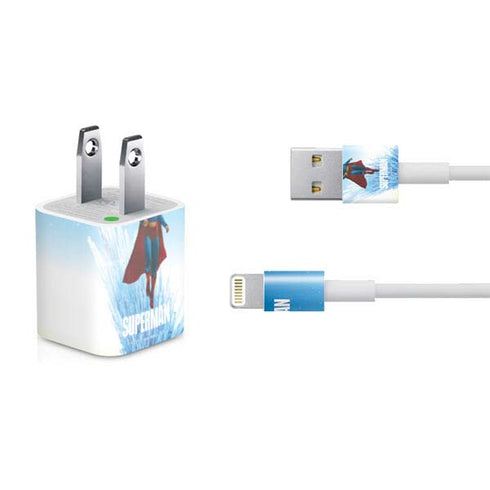 Superman 2025 Fortress of Solitude Classic Rise iPhone Charger (5W USB) Skin