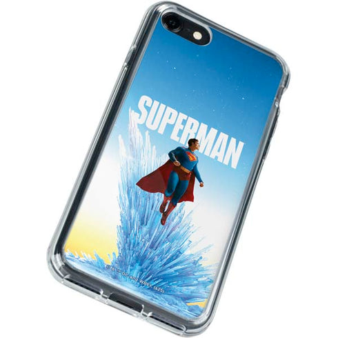 Superman 2025 Fortress of Solitude Classic Rise iPhone SE (2nd & 3rd Gen) Clear Case
