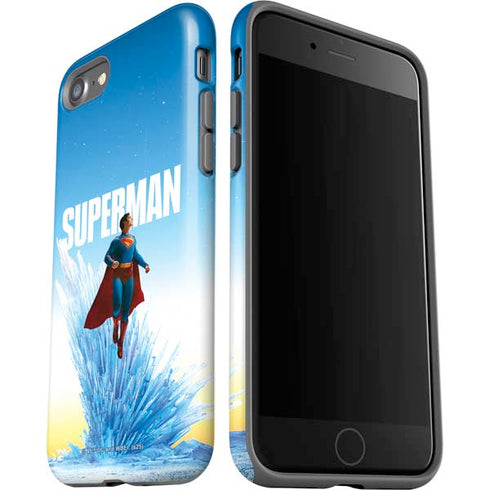 Superman 2025 Fortress of Solitude Classic Rise iPhone SE (2nd & 3rd Gen) Pro Case