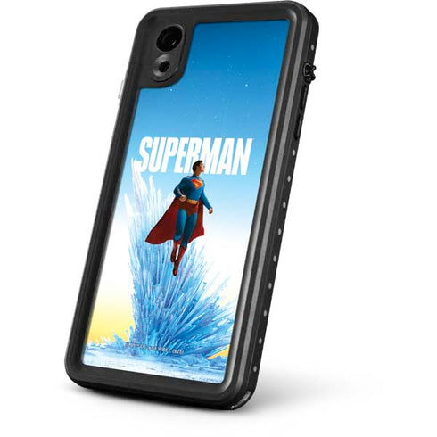Superman 2025 Fortress of Solitude Classic Rise iPhone XR Waterproof Case