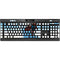 Superman 2025 Fortress of Solitude Classic Rise K95 RGB PLATINUM Mechanical Gaming Keyboard Skin