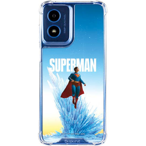 Superman 2025 Fortress of Solitude Classic Rise Moto G Play 4G (2024) Clear Case