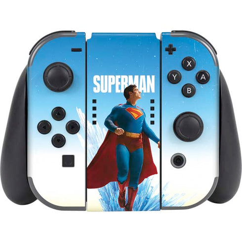 Superman 2025 Fortress of Solitude Classic Rise Nintendo Switch (2017-2021) Joy-Con Controller Skin
