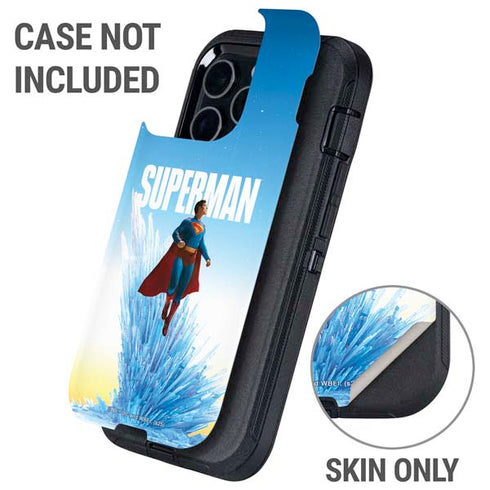 Superman 2025 Fortress of Solitude Classic Rise Otterbox Defender iPhone Skin