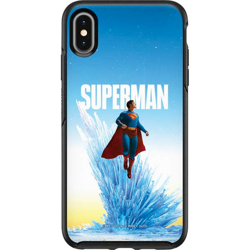 Superman 2025 Fortress of Solitude Classic Rise Otterbox Symmetry iPhone Skin