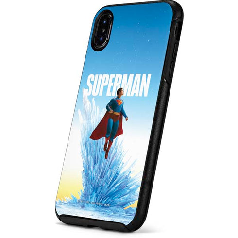 Superman 2025 Fortress of Solitude Classic Rise Otterbox Symmetry iPhone Skin