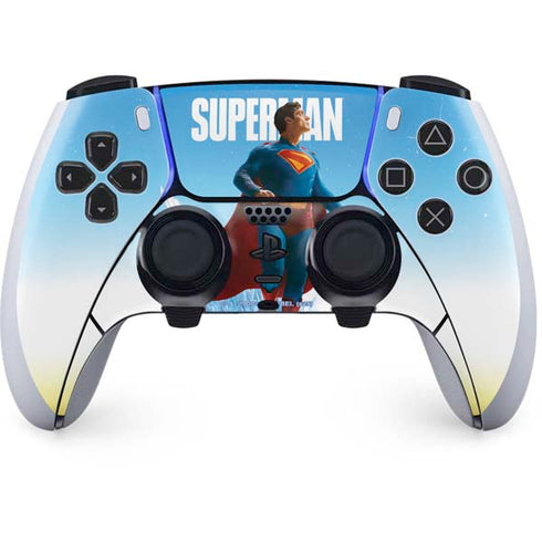 Superman 2025 Fortress of Solitude Classic Rise PS5 DualSense Edge Pro Controller Skin
