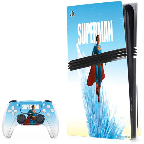 Superman 2025 Fortress of Solitude Classic Rise PS5 Pro Disk Bundle Skin