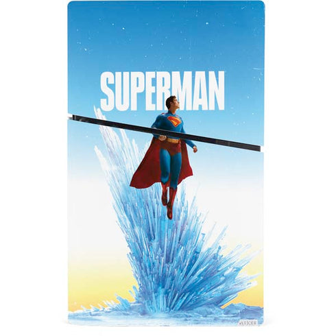 Superman 2025 Fortress of Solitude Classic Rise PS5 Slim Digital Edition Console Skin