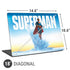 Superman 2025 Fortress of Solitude Classic Rise Universal Laptop 18in (14.6 x 10.6in) Skin