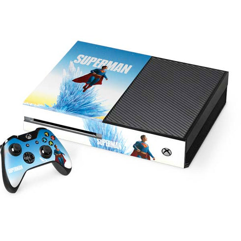 Superman 2025 Fortress of Solitude Classic Rise Xbox One Console and Controller Bundle Skin