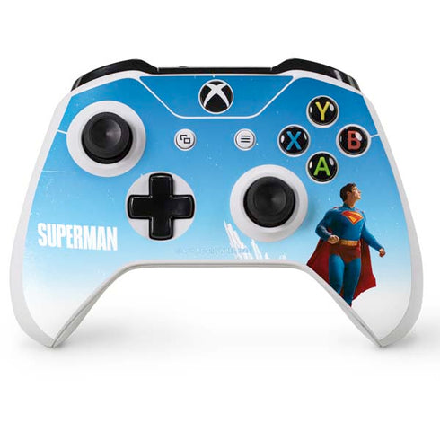 Superman 2025 Fortress of Solitude Classic Rise Xbox One S Console and Controller Bundle Skin