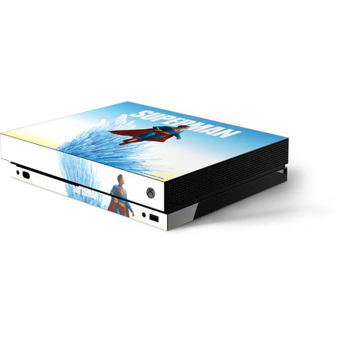 Superman 2025 Fortress of Solitude Classic Rise Xbox One X Console Skin
