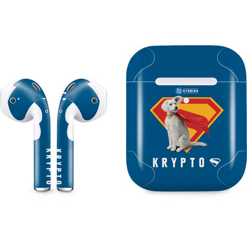 Superman 2025 Krypto the Super Dog Apple AirPods 2 Skin