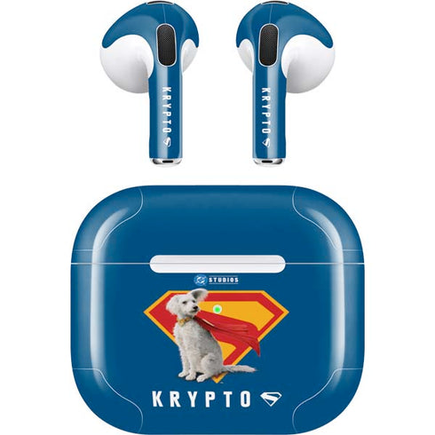 Superman 2025 Krypto the Super Dog Apple AirPods (3rd Gen 2021) Skin