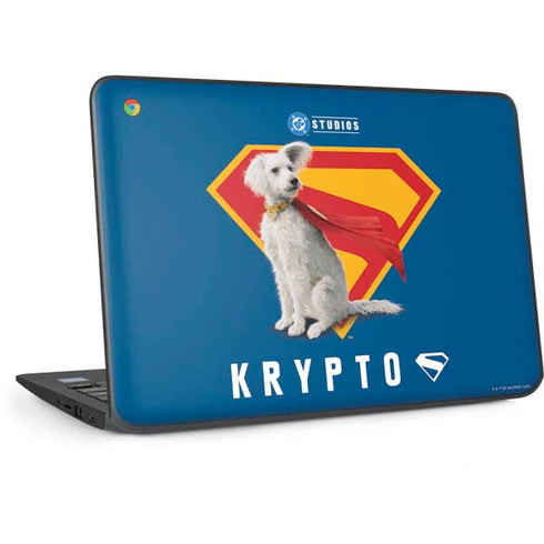Superman 2025 Krypto the Super Dog HP Chromebook Skin