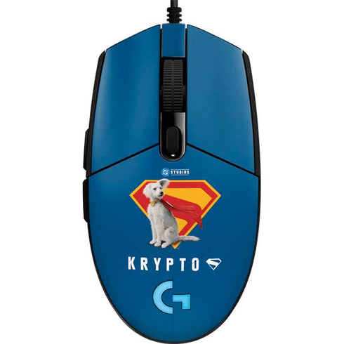 Superman 2025 Krypto the Super Dog G203 Prodigy RGB Wired Gaming Mouse Skin