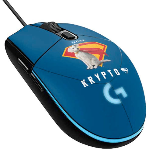 Superman 2025 Krypto the Super Dog G203 Prodigy RGB Wired Gaming Mouse Skin