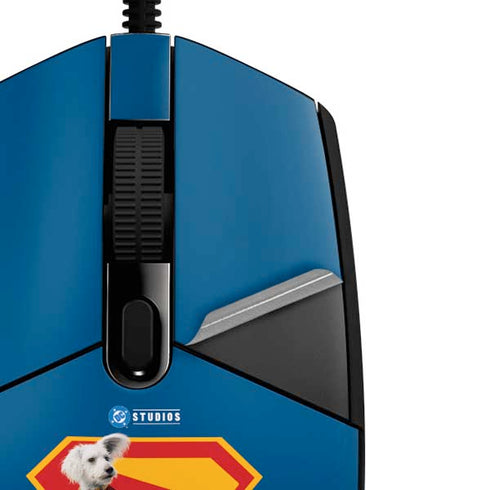 Superman 2025 Krypto the Super Dog G203 Prodigy RGB Wired Gaming Mouse Skin