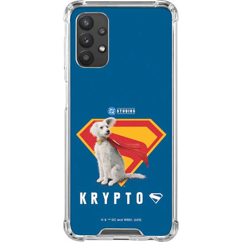 Superman 2025 Krypto the Super Dog Galaxy A32 5G Clear Case