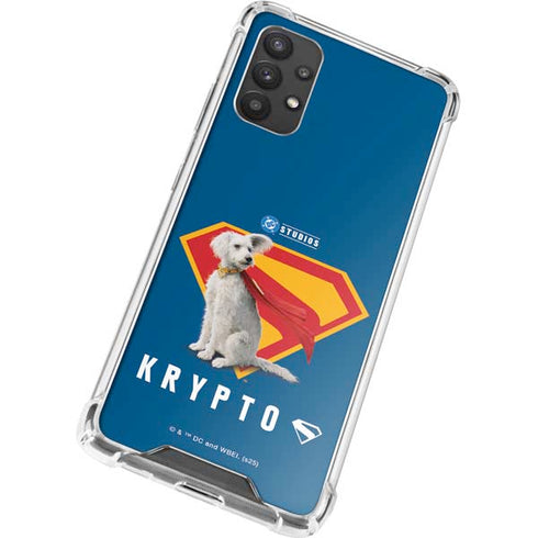 Superman 2025 Krypto the Super Dog Galaxy A32 5G Clear Case