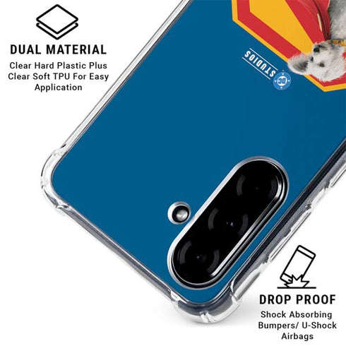 Superman 2025 Krypto the Super Dog Galaxy A36 5G Clear Case
