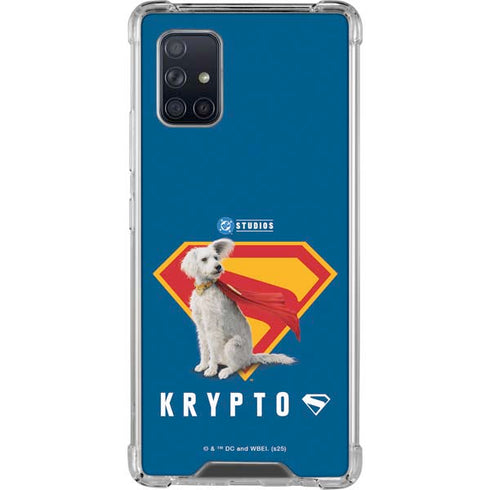 Superman 2025 Krypto the Super Dog Galaxy A71 5G Clear Case