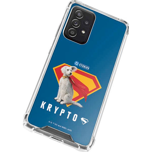 Superman 2025 Krypto the Super Dog Galaxy A72 5G Clear Case