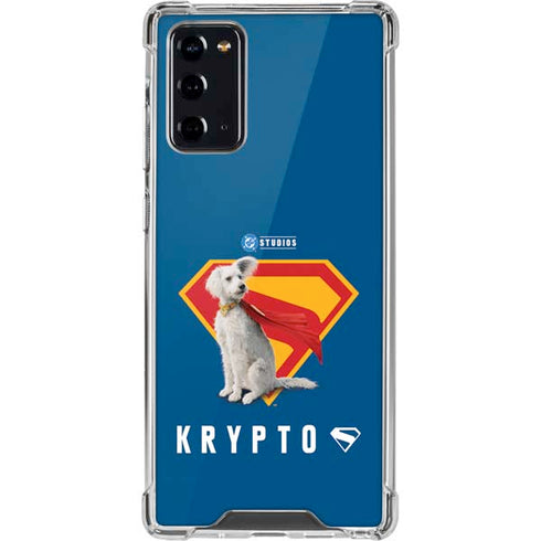 Superman 2025 Krypto the Super Dog Galaxy Note20 5G Clear Case