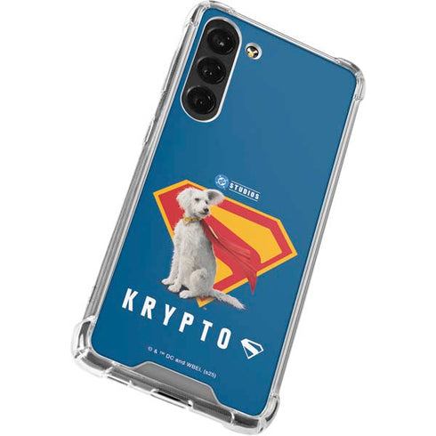 Superman 2025 Krypto the Super Dog Galaxy S23 FE Clear Case