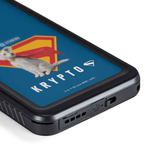 Superman 2025 Krypto the Super Dog Galaxy S23 Plus Waterproof Case