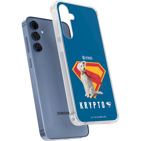 Superman 2025 Krypto the Super Dog Galaxy S24 Clear Case