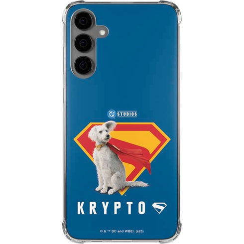 Superman 2025 Krypto the Super Dog Galaxy S24 Plus Clear Case