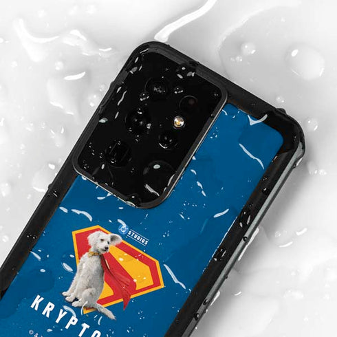 Superman 2025 Krypto the Super Dog Galaxy S24 Ultra Waterproof Case